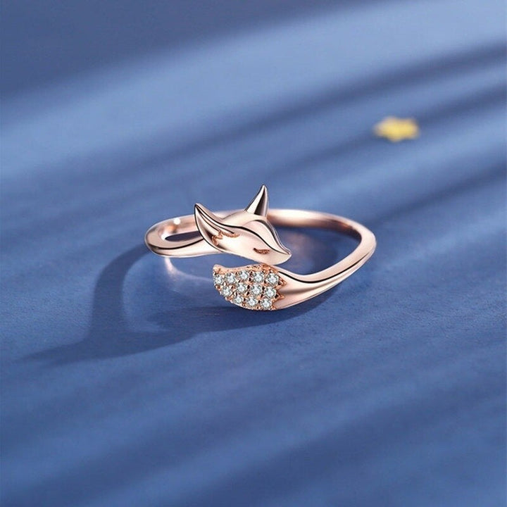 Rosé Silver Fox Ring - Finn (1+1 FREE)-5-State of Style