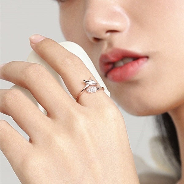 Rosé Silver Fox Ring - Finn (1+1 FREE)-5-State of Style