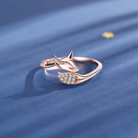 Rosé Silver Fox Ring - Finn (1+1 FREE)-5-State of Style
