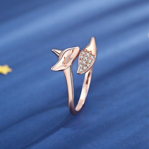 Rosé Silver Fox Ring – Finn (Buy 1, Get 1 FREE)-5-State of Style