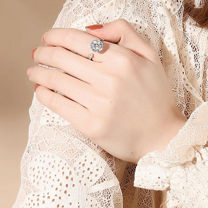 Rotating Crystal Ring | Elegant Spin Design | Women's Jewellery-State of Style