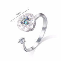 Rotating Crystal Ring | Elegant Spin Design | Women's Jewellery-State of Style