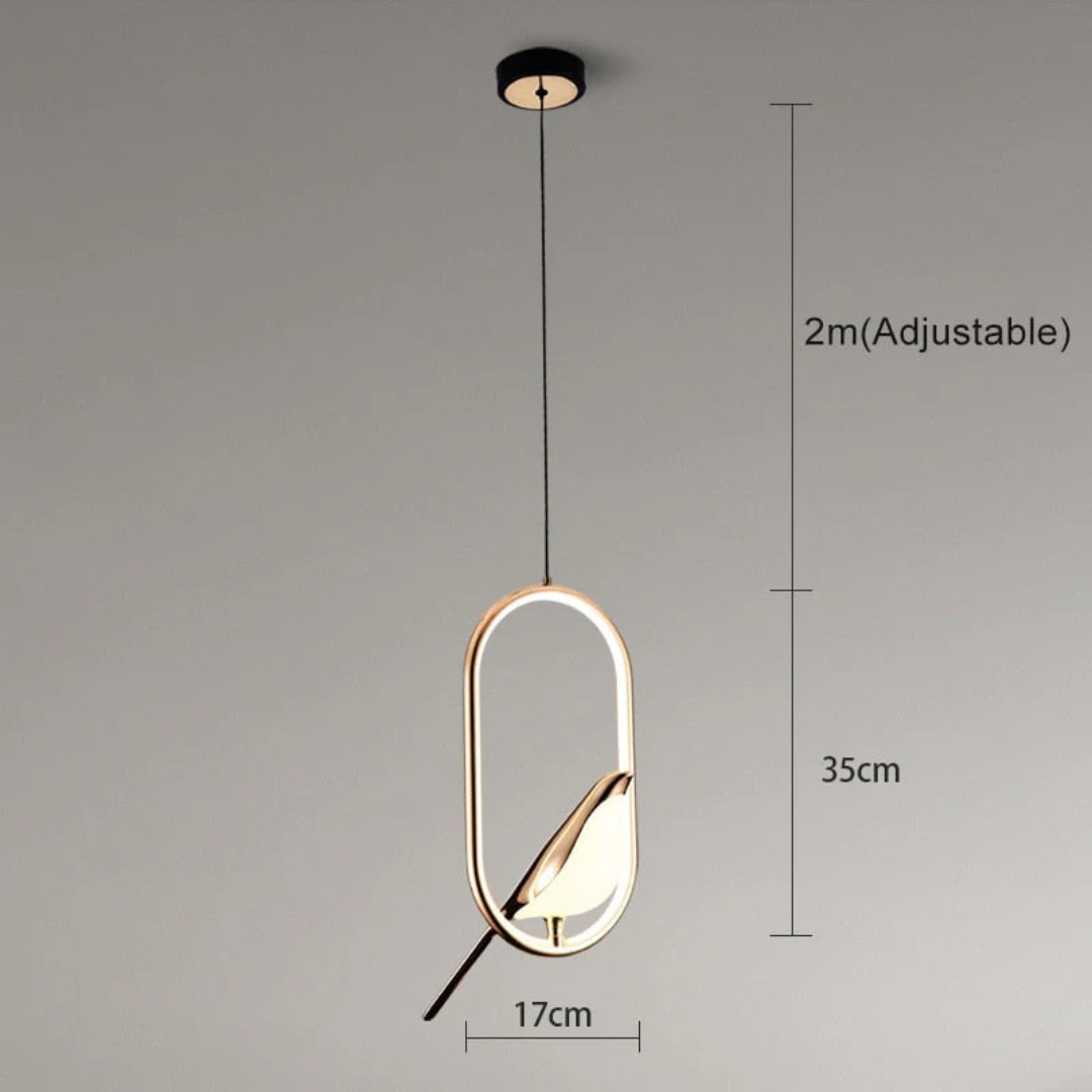 Rotating LED Wall Lamp - LuminaBird-1 Head-White Light-State of Style