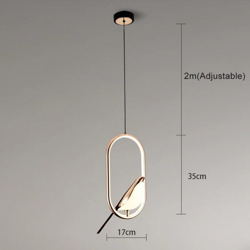 Rotating LED Wall Lamp - LuminaBird-1 Head-White Light-State of Style