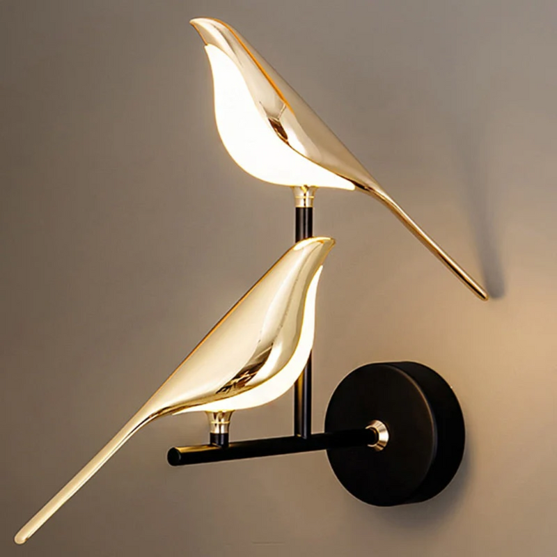 Rotating LED Wall Lamp - LuminaBird-1 Head-White Light-State of Style