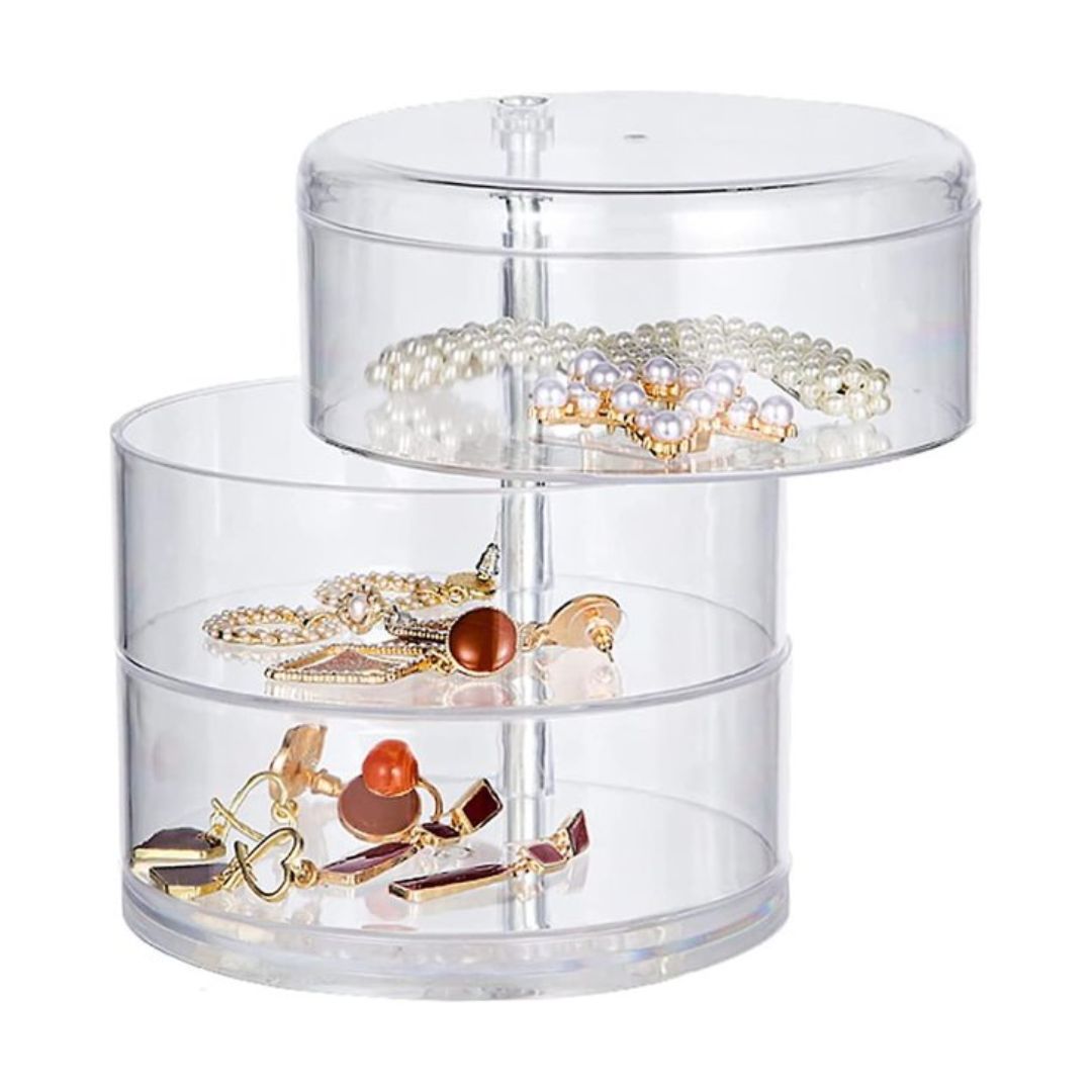 Rotating Round Jewellery Organizer-THREE-State of Style