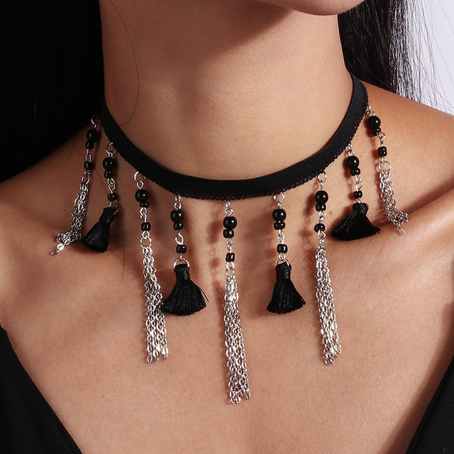 Royal Round Velvet Choker Necklace-Butterfly-State of Style