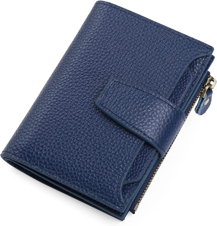 Compact Multi-Functional Leather Wallet – RFID Blocking
