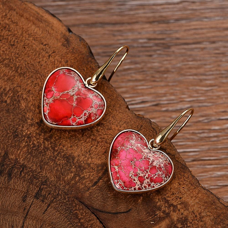 Ruby Essence Jasper Earrings – Sienna-Small-State of Style