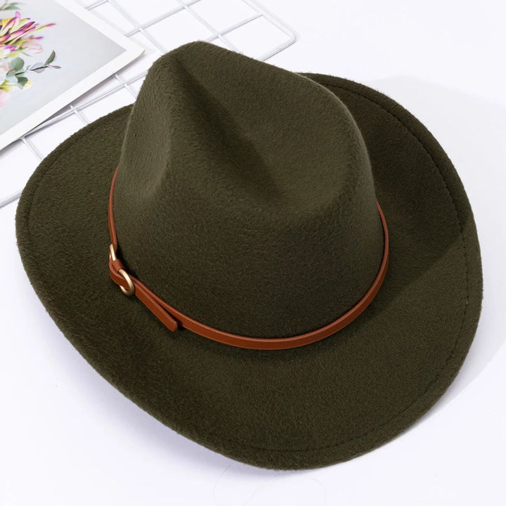 Rudolph Traditional Hat – Classic Wool Felt Jazz Hat-Army Green-State of Style
