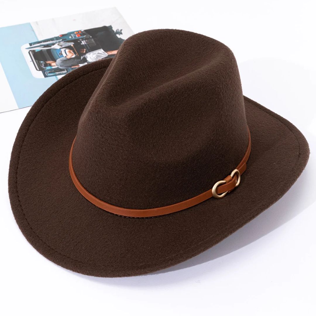 Rudolph Traditional Hat – Classic Wool Felt Jazz Hat-Brown-State of Style
