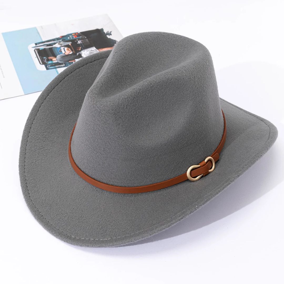 Rudolph Traditional Hat – Classic Wool Felt Jazz Hat-Grey-State of Style