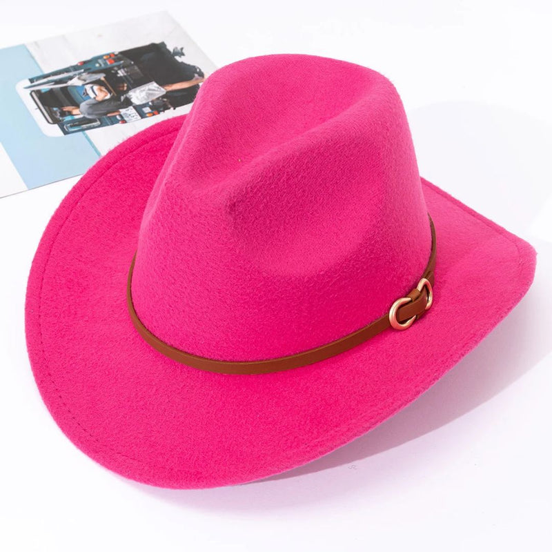 Rudolph Traditional Hat – Classic Wool Felt Jazz Hat-Pink-State of Style