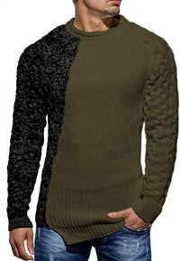 Rugged Men's Sweater – Damian-Green Grey-M-State of Style