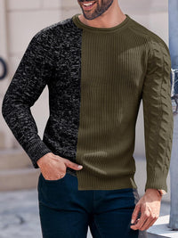 Rugged Men's Sweater – Damian-White Grey-M-State of Style
