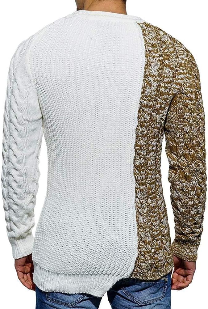 Rugged Men's Sweater – Damian-White Grey-M-State of Style