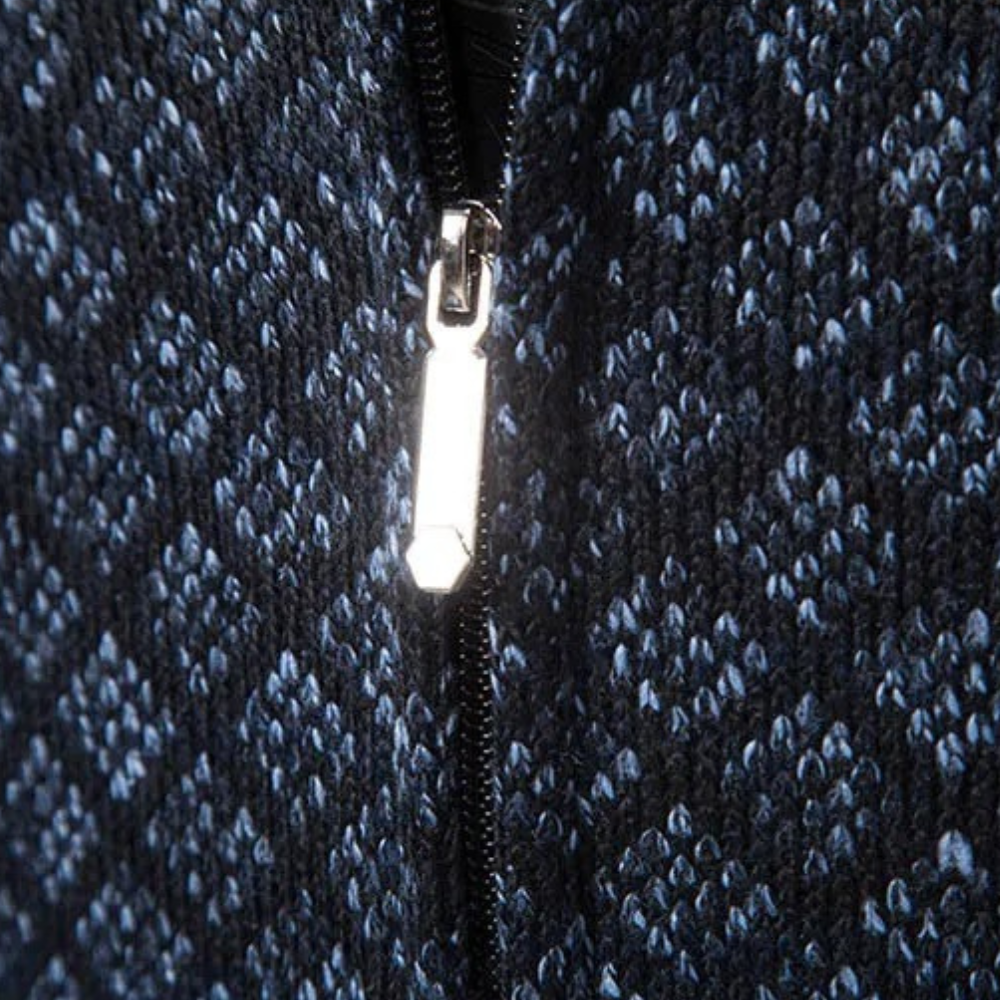 Runia - Knitted Cardigan for Men-Blue-grey-S-State of Style