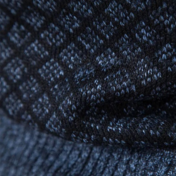 Runia - Knitted Cardigan for Men-Blue-grey-S-State of Style