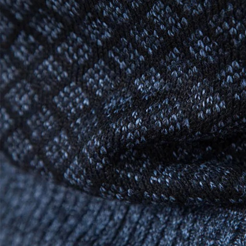 Runia - Knitted Cardigan for Men-Blue-grey-S-State of Style