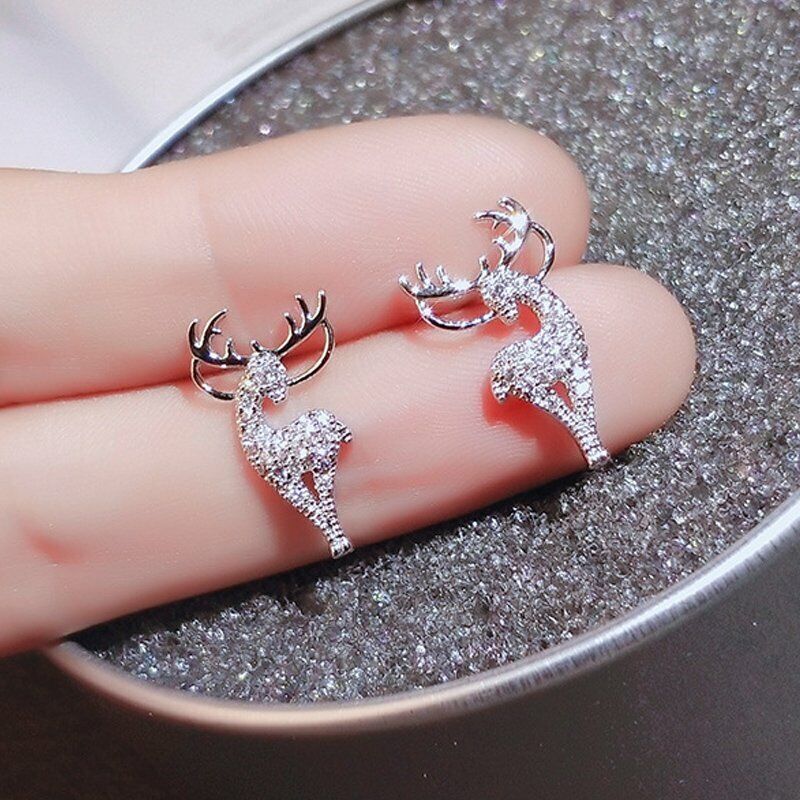 Festive Reindeer Earrings | Christmas Jewellery for Women