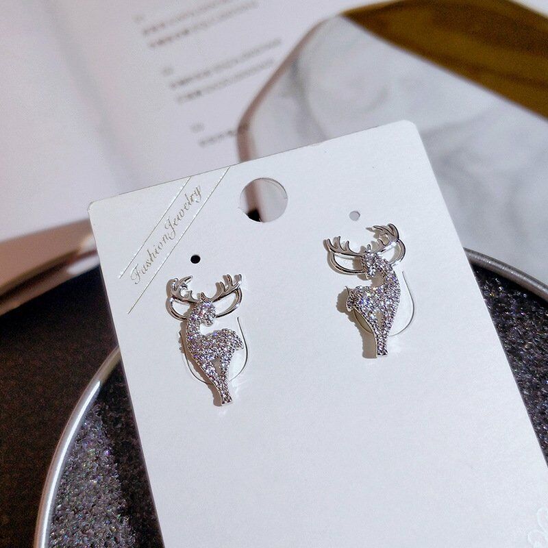 Festive Reindeer Earrings | Christmas Jewellery for Women