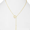 Gold Drop Bar Lariat Necklace | Elegant Women's Jewellery | Versatile Style