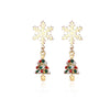 Snowflake Christmas Earrings | Women's Festive Jewellery