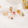 Christmas Ring Set | 8 Pieces