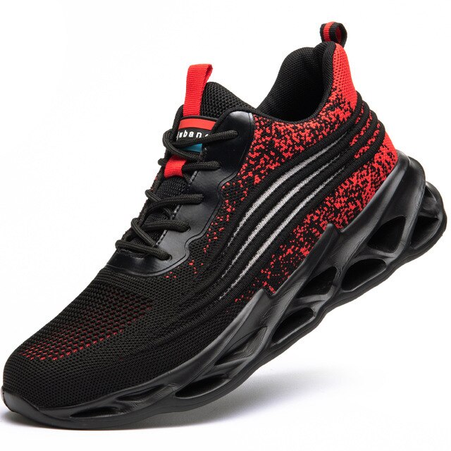 S4 Safety Shoes for Men - TitanForce-Red-6-State of Style