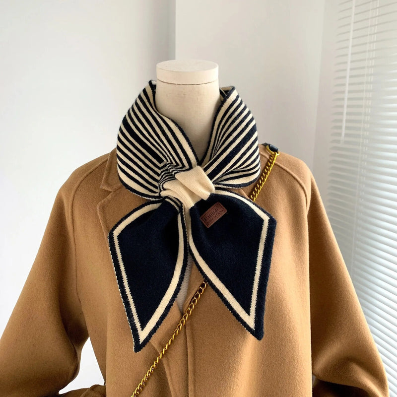 Sabina Neck Scarf | Stylish and Warm-Stripes-State of Style