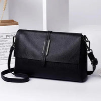 Sabrina Traditional Bag – Soft Genuine Leather Crossbody Handbag-Black-State of Style
