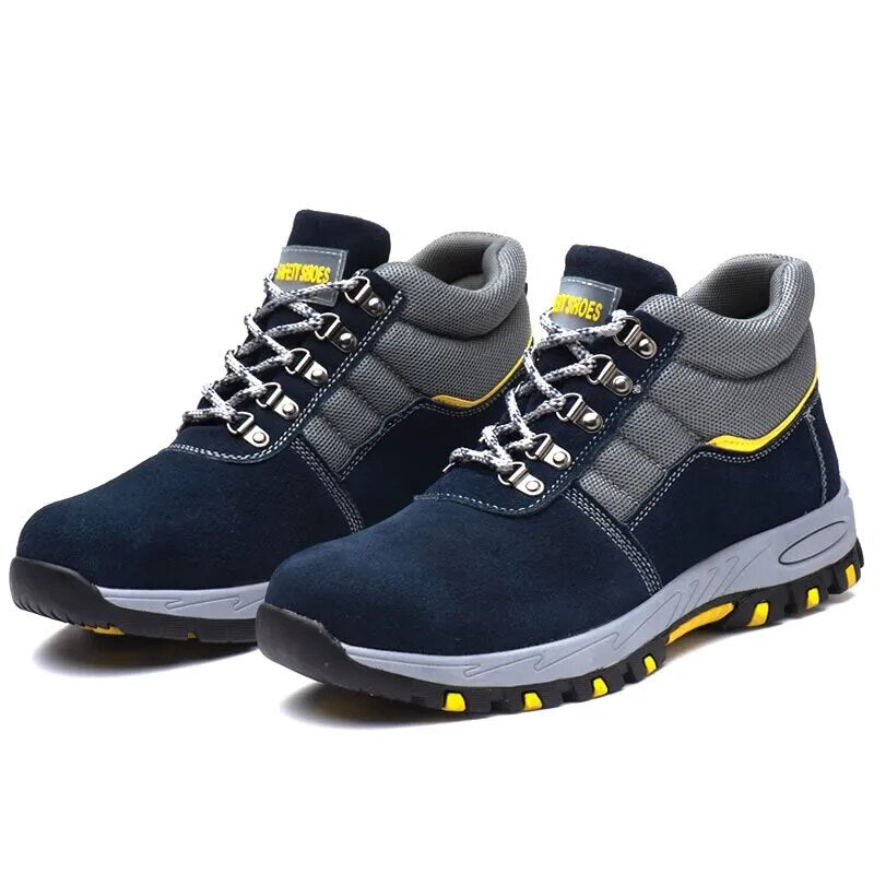 SafeGuard All-Season | Waterproof Safety Shoes with Steel Toe and Ergonomic Sole-Blue-5.0-State of Style