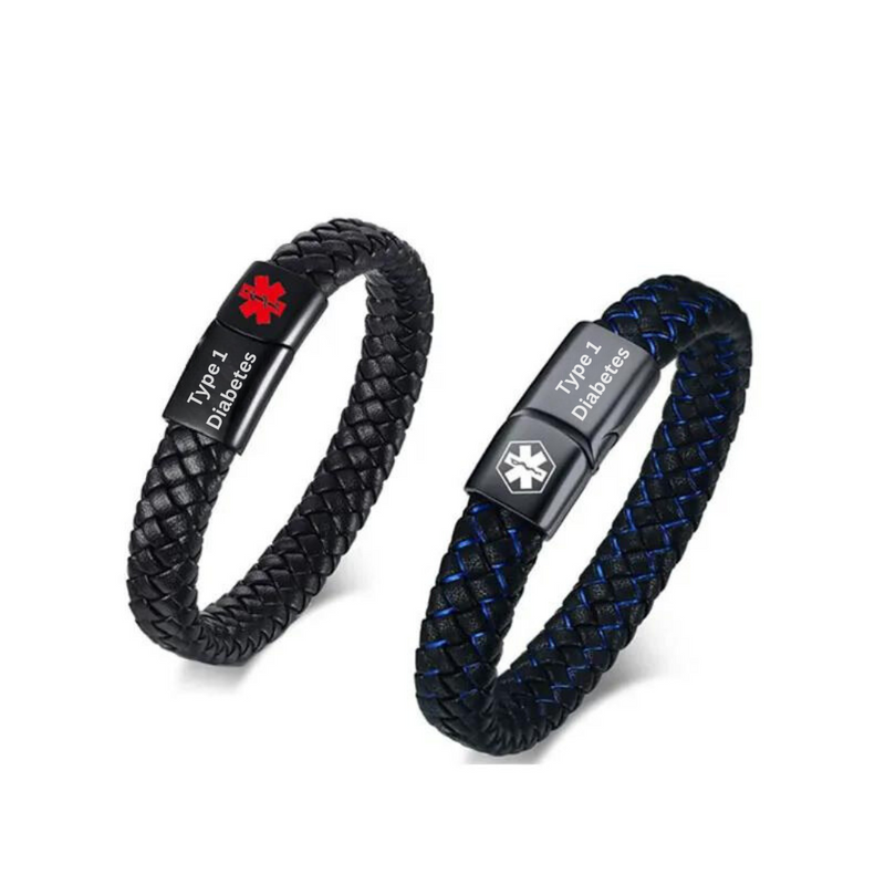 Safety bracelet - SafeGuard Band-COMBI DEAL Diabetes Type 1-19 cm-State of Style
