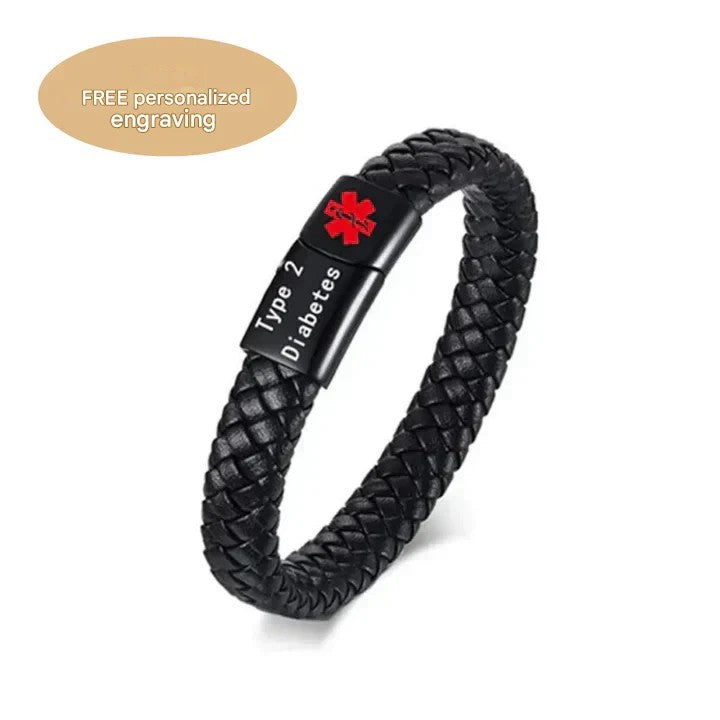 Safety bracelet - SafeGuard Band-Diabetes Type 1-19 cm-State of Style