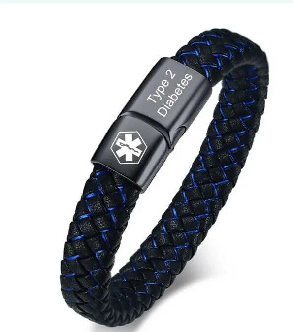 Safety bracelet - SafeGuard Band-Diabetes Type 2-19 cm-State of Style