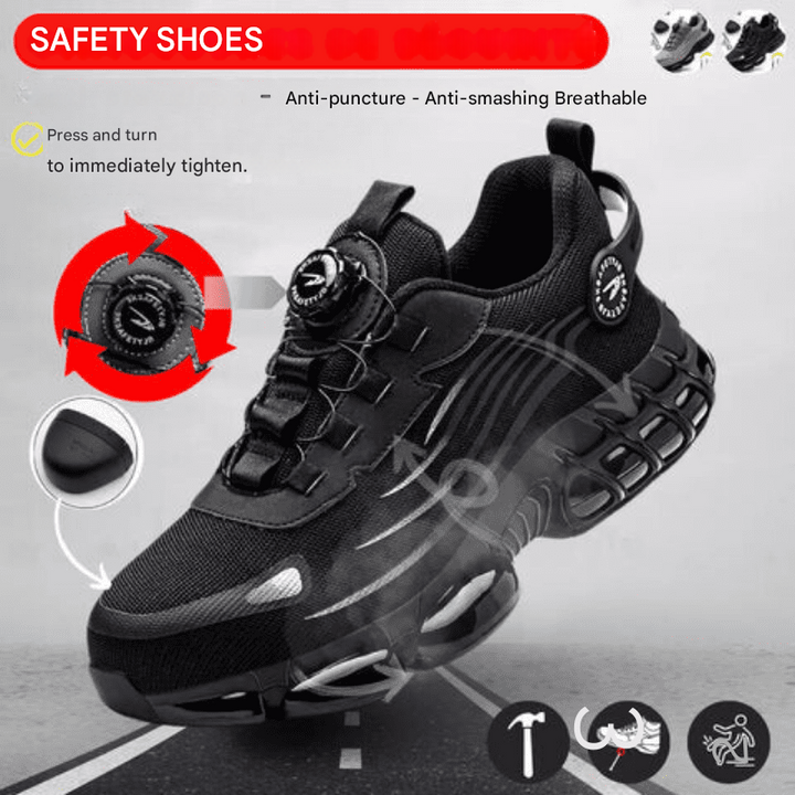 Safety Shoes with Steel Toe - ProGuard-Black-4.0-State of Style