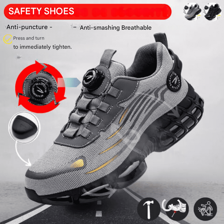 Safety Shoes with Steel Toe - ProGuard-Black-4.0-State of Style