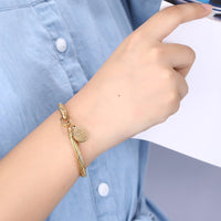 Saint Benedict Charm Bracelet - Benedetta-Gold-State of Style