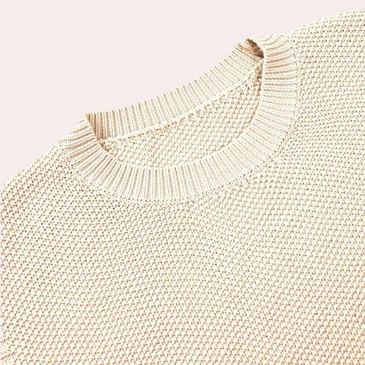 Sala - Hip Knitted Cardigan for Women-Apricot-XS-State of Style