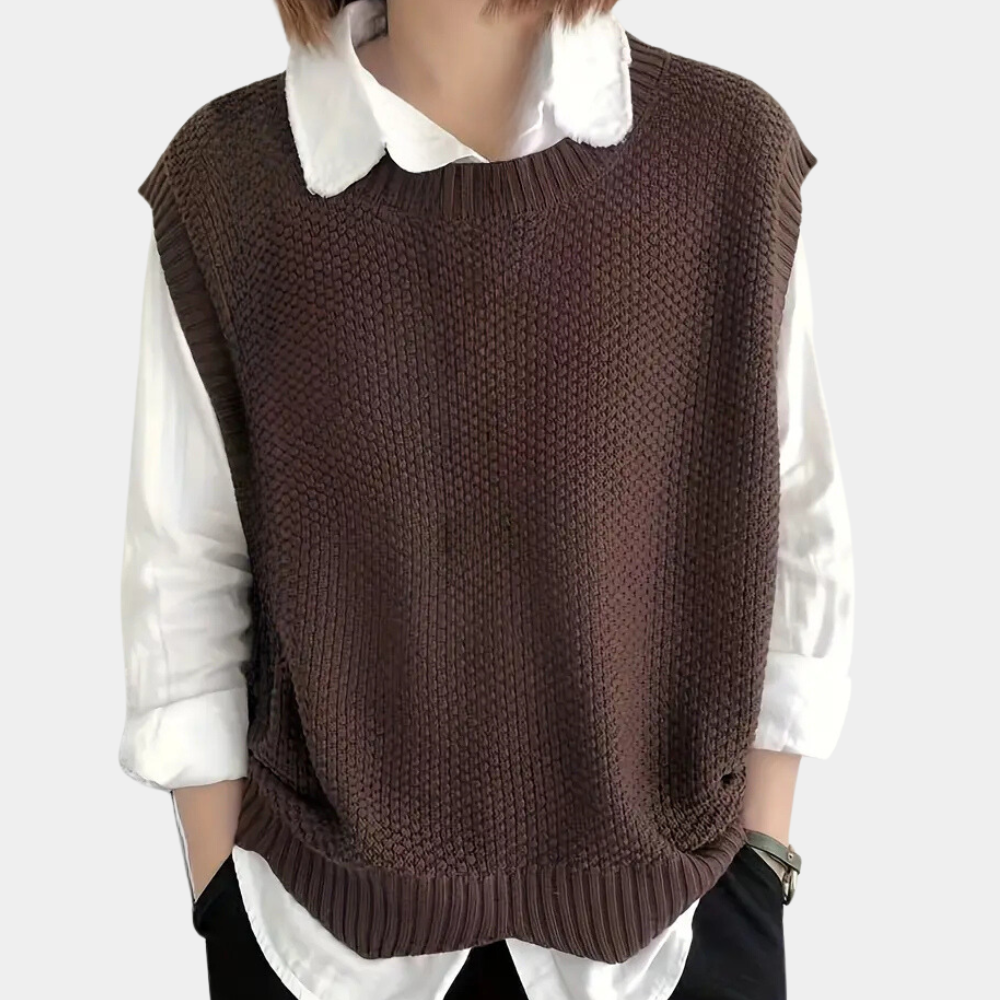 Sala - Hip Knitted Cardigan for Women-Coffee-XS-State of Style