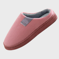 Sally - Warm Corduroy Lined Slippers-Pink-6.5-State of Style