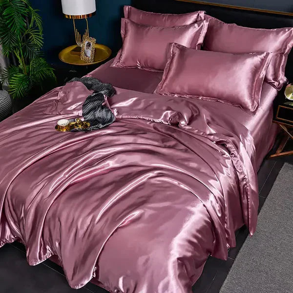 Satin Duvet Cover - Velora-A-11-150X200CM (1.2m Bed)-State of Style