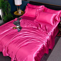 Satin Duvet Cover - Velora-A-12-150X200CM (1.2m Bed)-State of Style