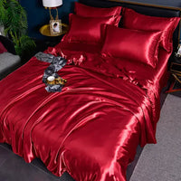 Satin Duvet Cover - Velora-A-15-150X200CM (1.2m Bed)-State of Style