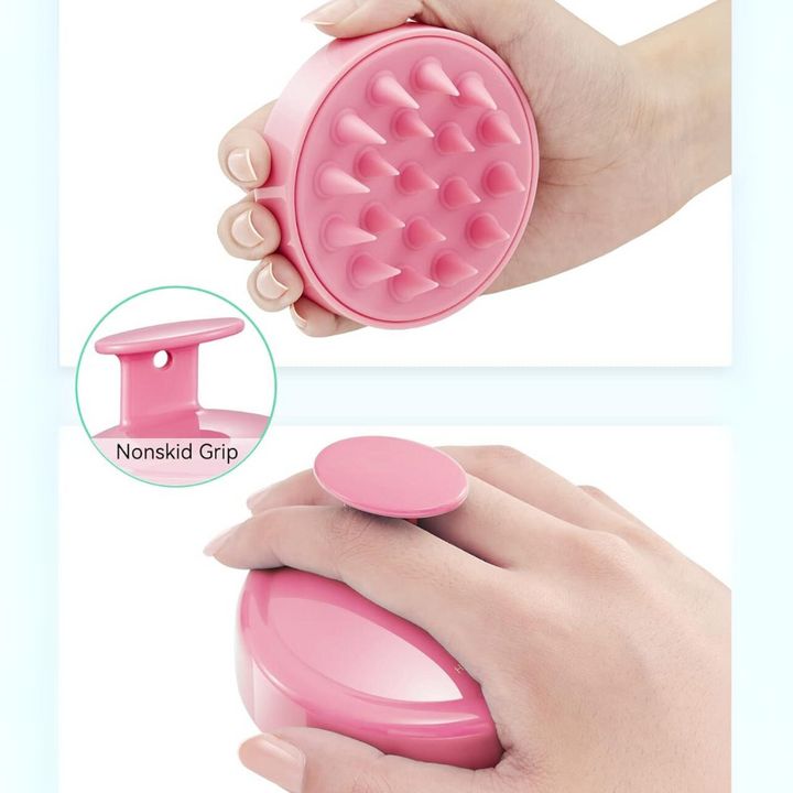 Scalp Massager & Hair Growth Brush-Pink-State of Style