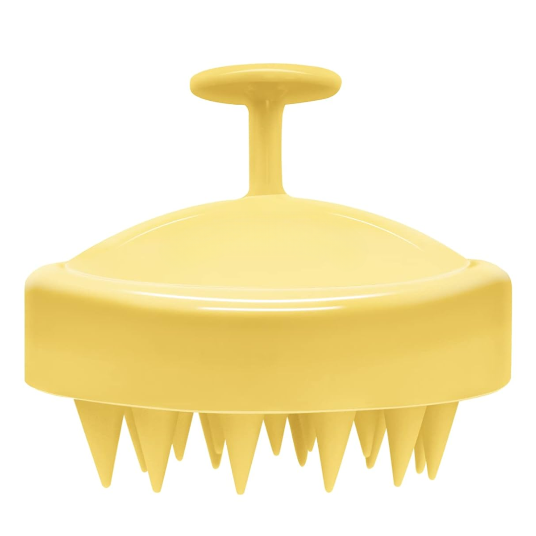 Scalp Massager & Hair Growth Brush-Yellow-State of Style