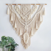 Scandinavian Boho Macramé Wall Hanging - Liora-Beige-State of Style