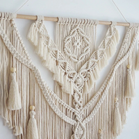 Scandinavian Boho Macramé Wall Hanging - Liora-Beige-State of Style