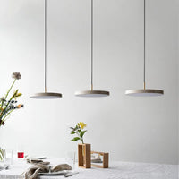 Scandinavian Hanging Lamp with Minimalist Design - Lyssa-White-23cm-White Light-State of Style