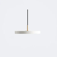 Scandinavian Hanging Lamp with Minimalist Design - Lyssa-White-23cm-White Light-State of Style